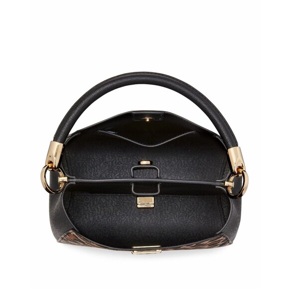 New Kate Spade Phoebe Spotted Leopard Top Handle Satchel Brown Multi - Picture 4 of 4